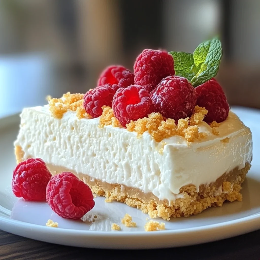 3 ingredient no bake cheesecake