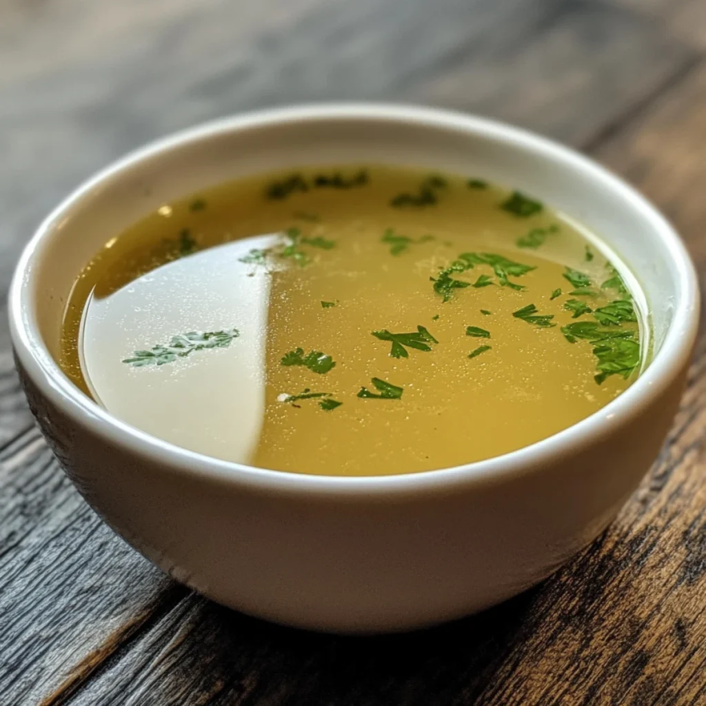 chicken broth recipe