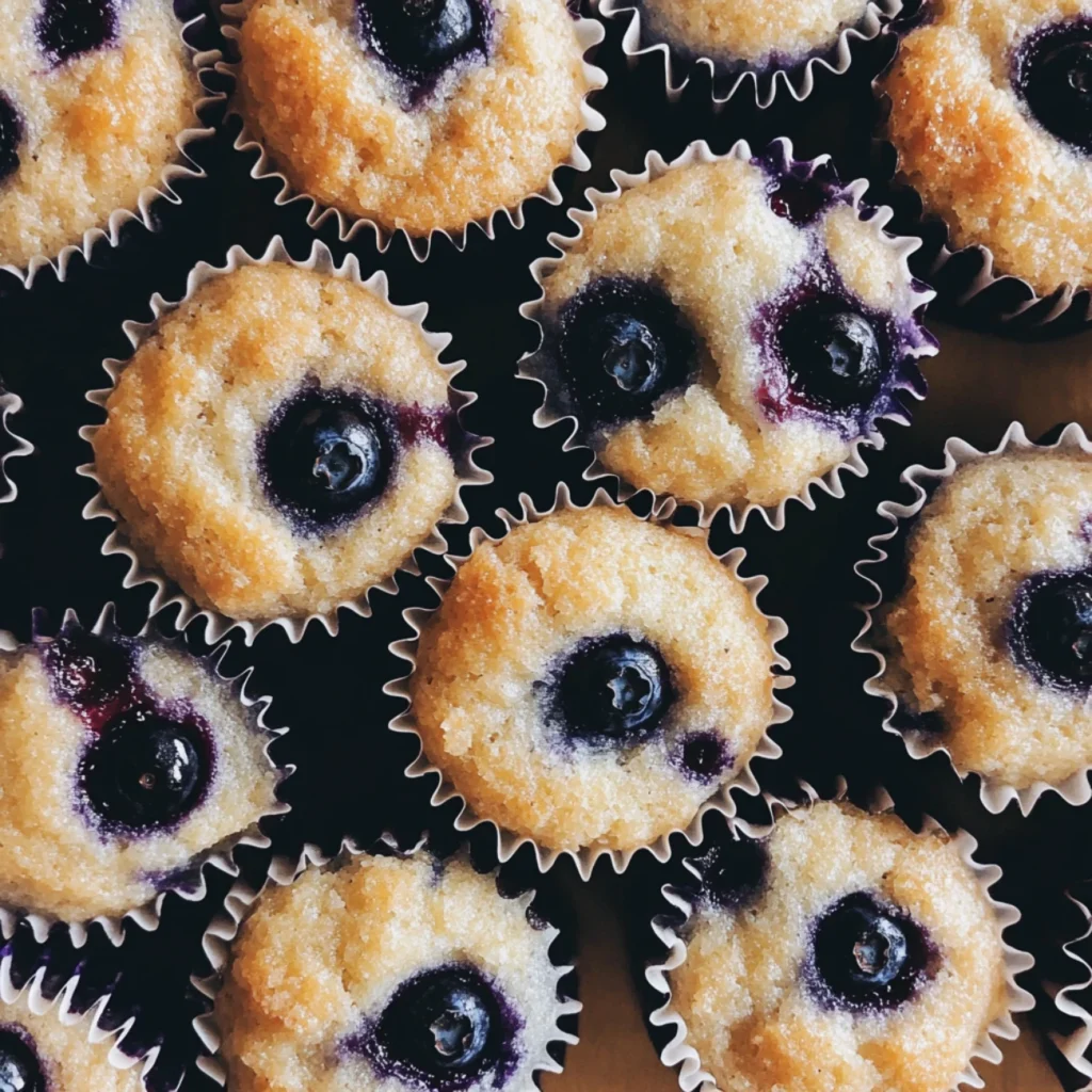 mini blueberry muffins