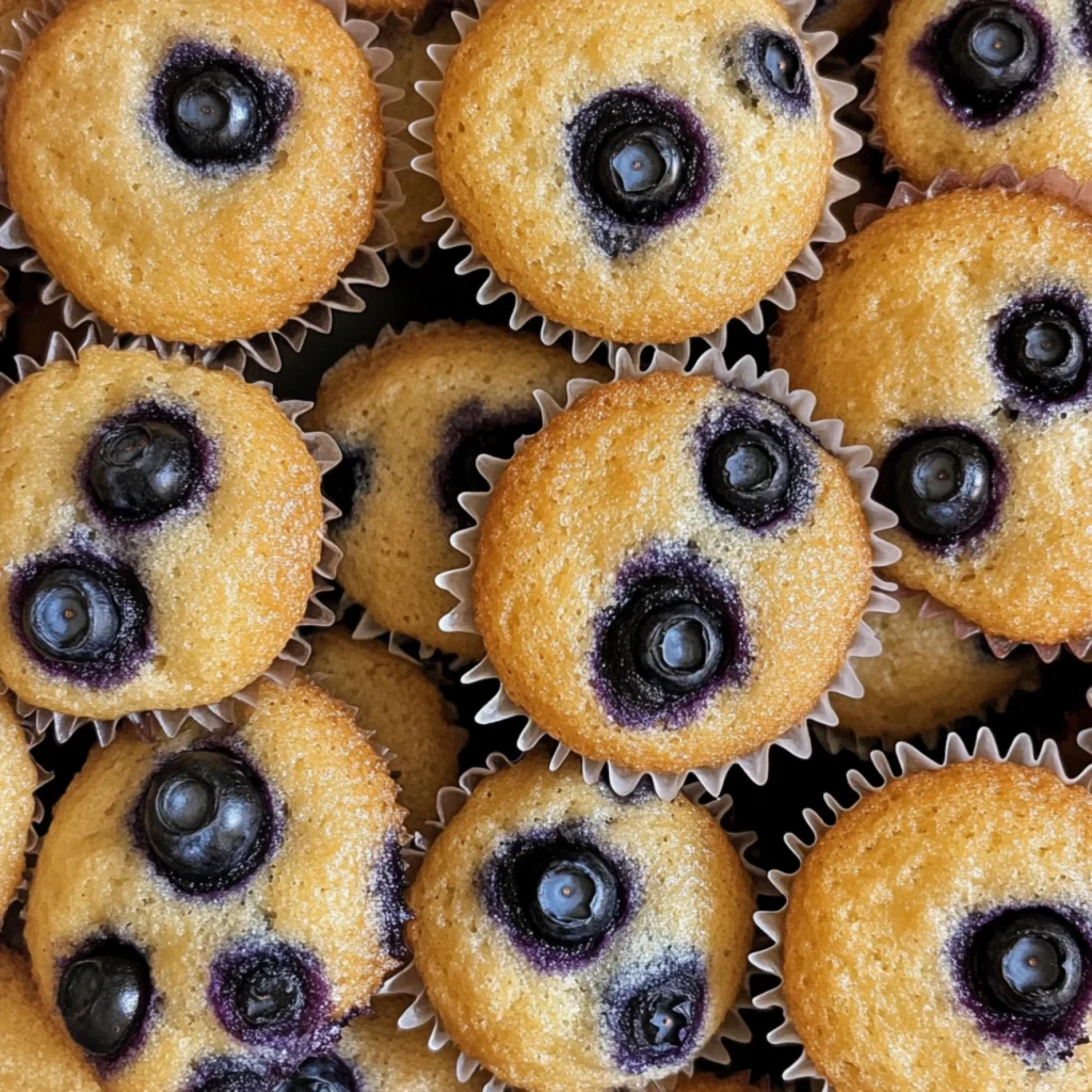 mini blueberry muffins