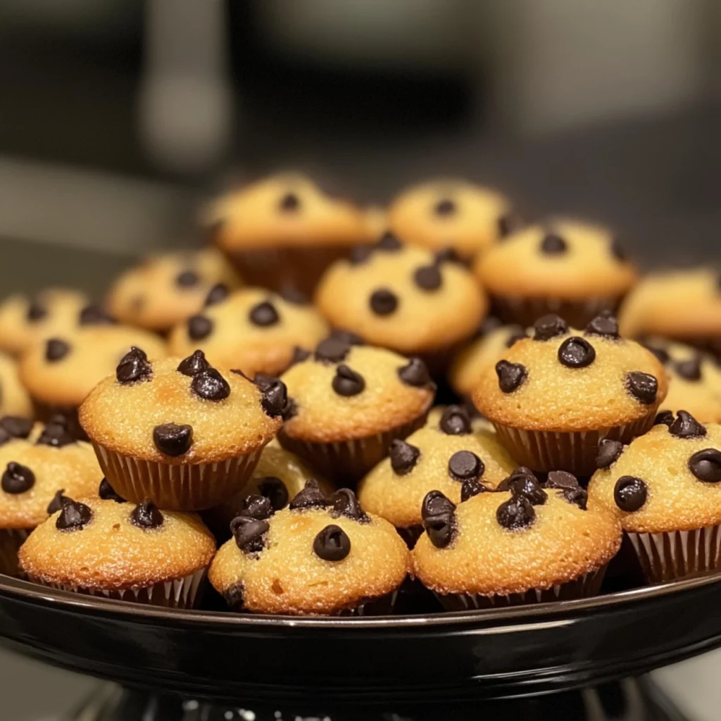 mini chocolate chip muffins