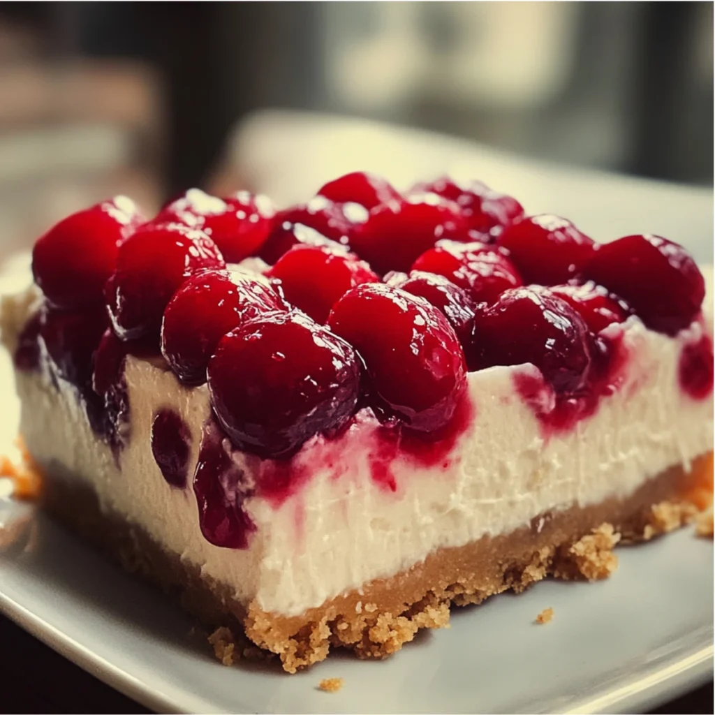 no bake cherry cheesecake