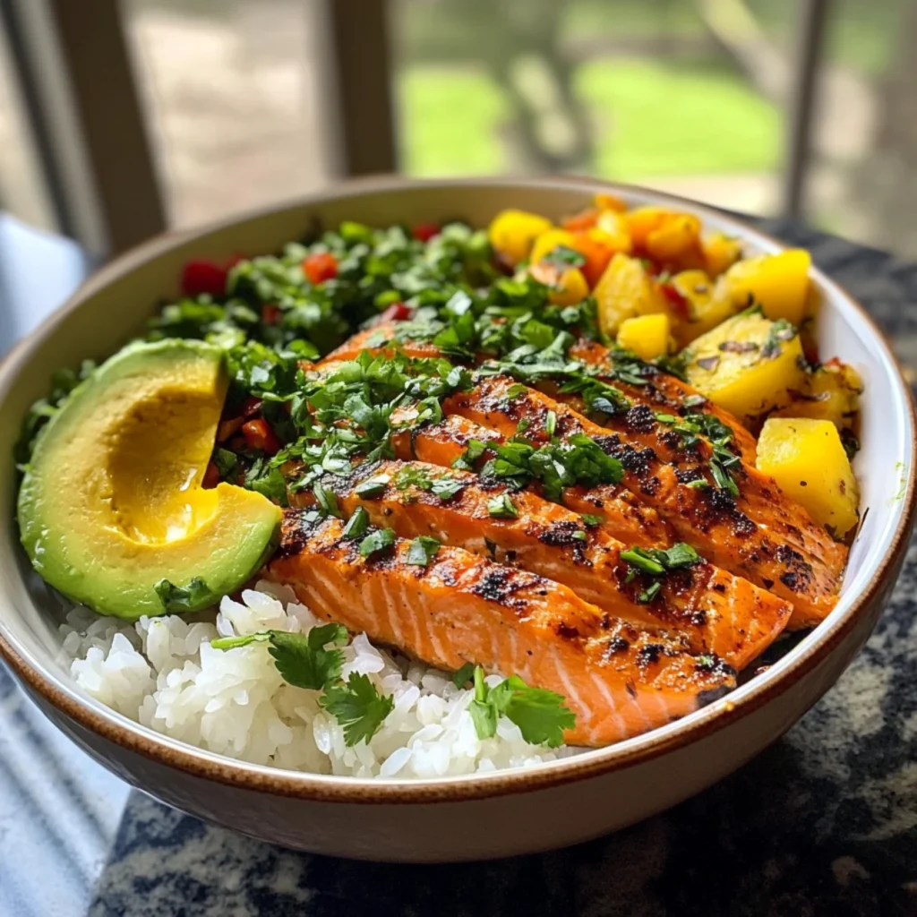 salmon bowl