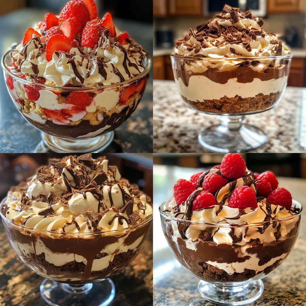 baileys chocolate cheesecake trifle