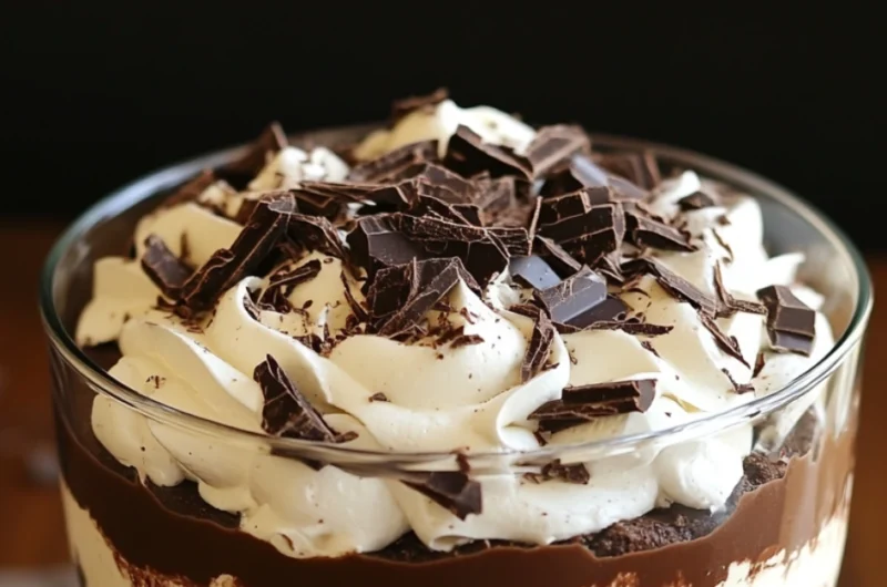 Baileys Chocolate Cheesecake Trifle Card Recipe